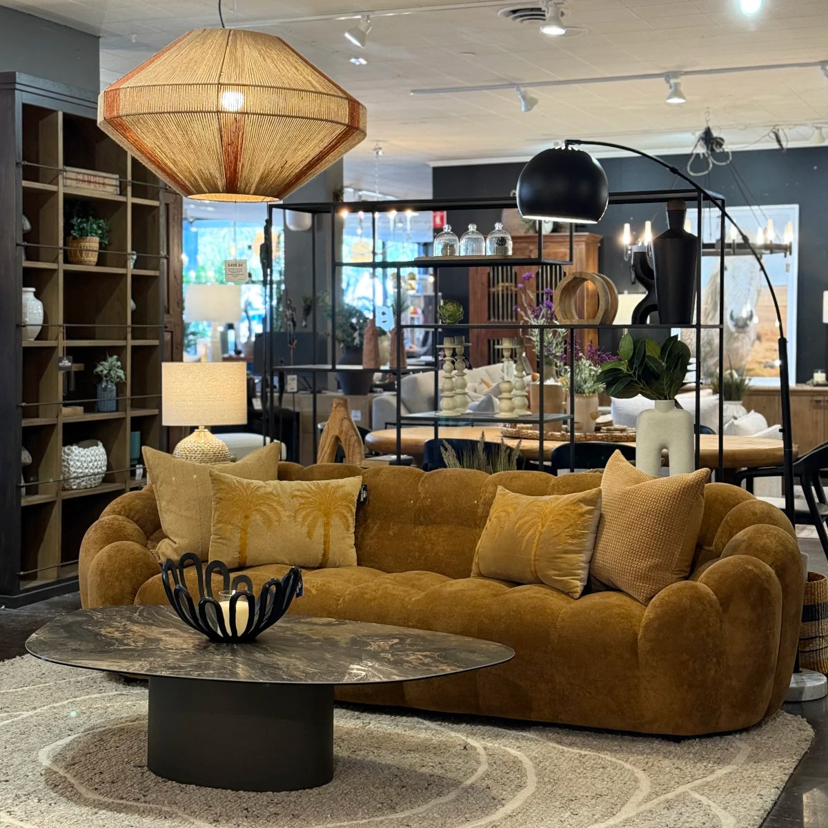 Puffin 3 Seat Sofa - shown styled in the City Home showroom