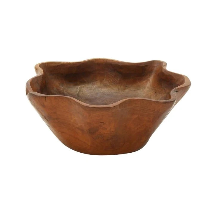 Teak Rustic Bowl: available at City Home