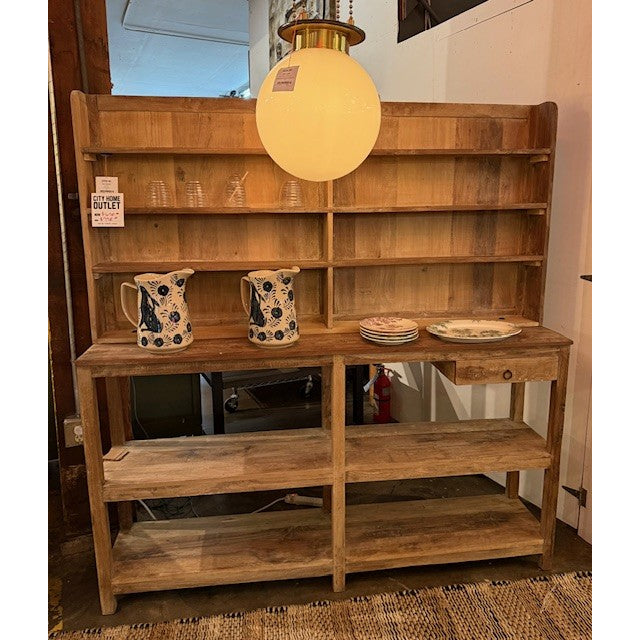 Wood Wall Storage Unit - available at the City Home Outlet