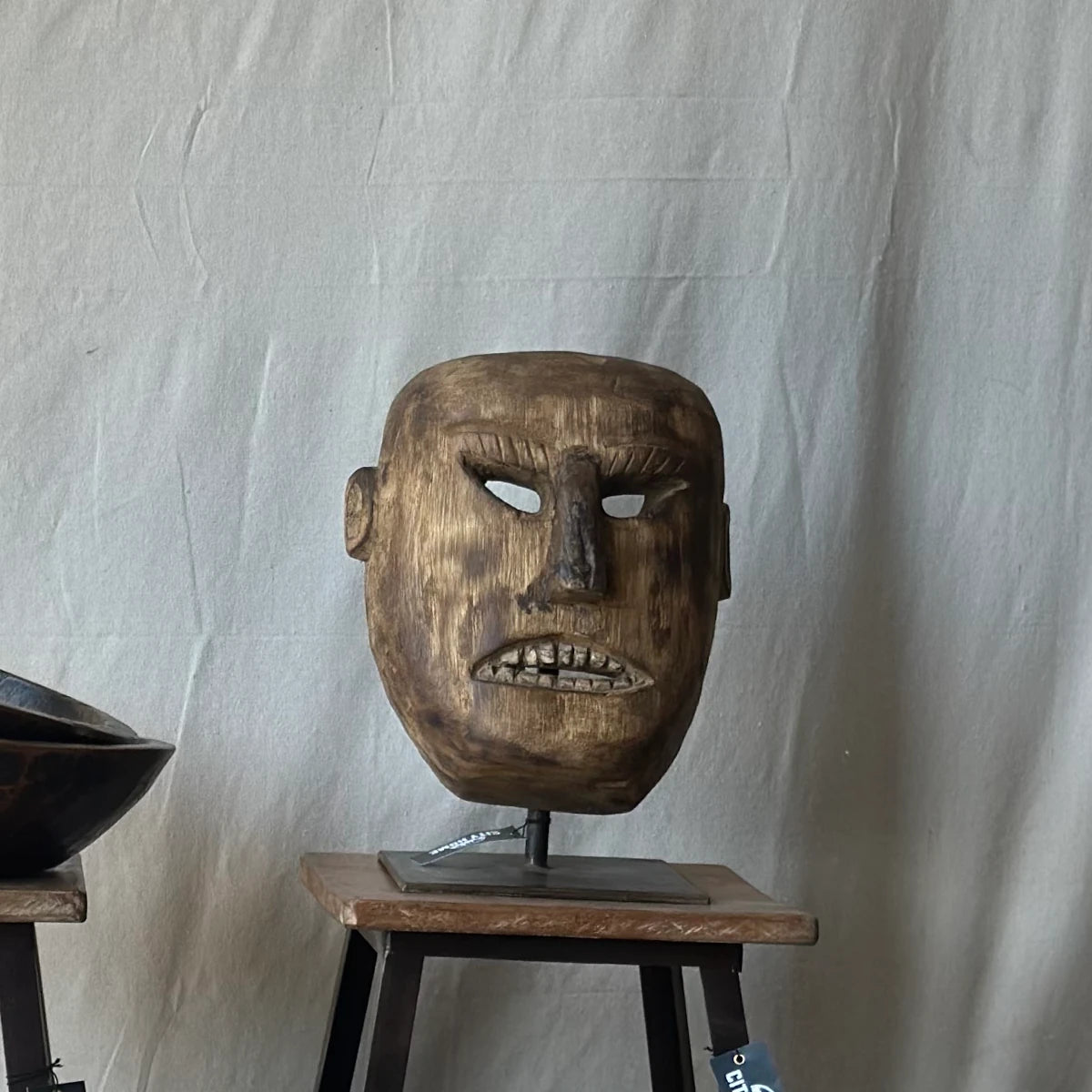 Artisan Crafted Teak Mask