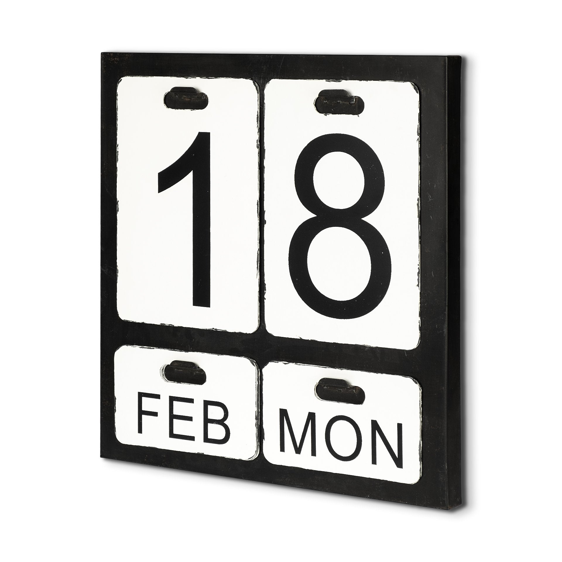 Dario Metal Wall Calendar - Mercana