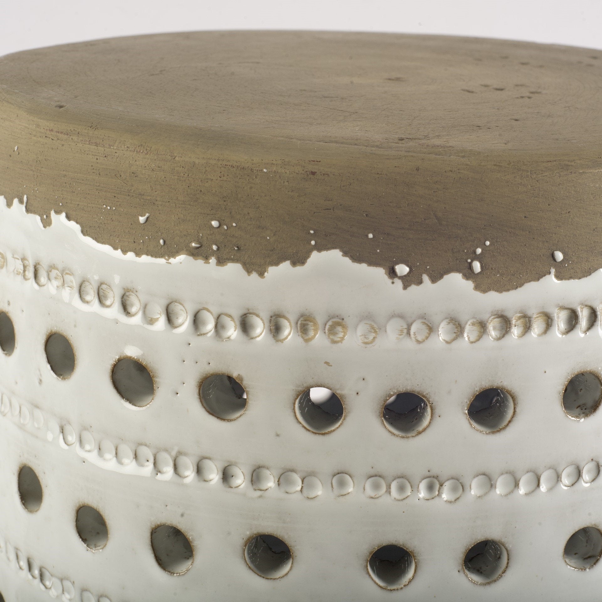 Thar Ceramic Accent Table - Mercana