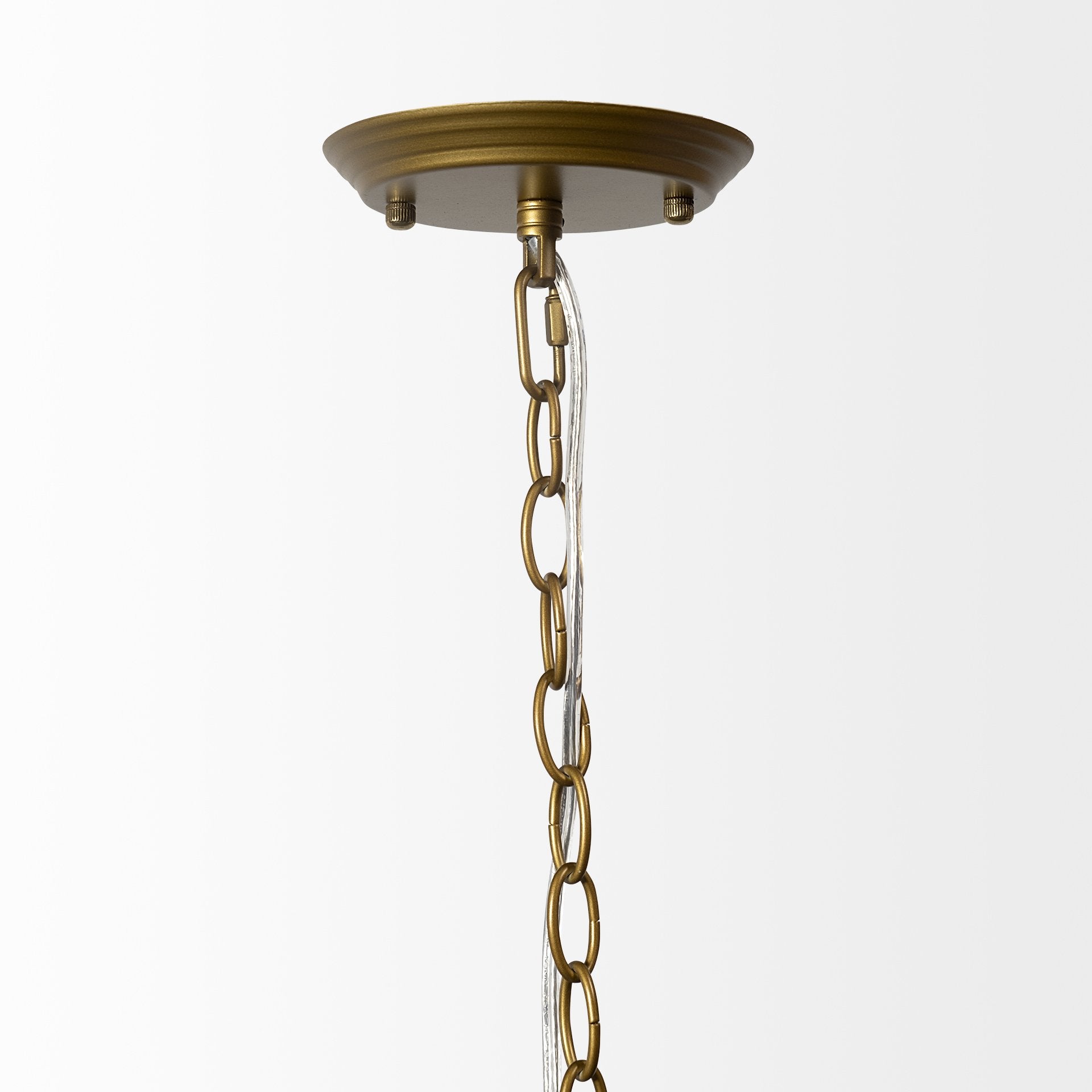 Decamp Metal Chandelier - 2 Finishes - Mercana