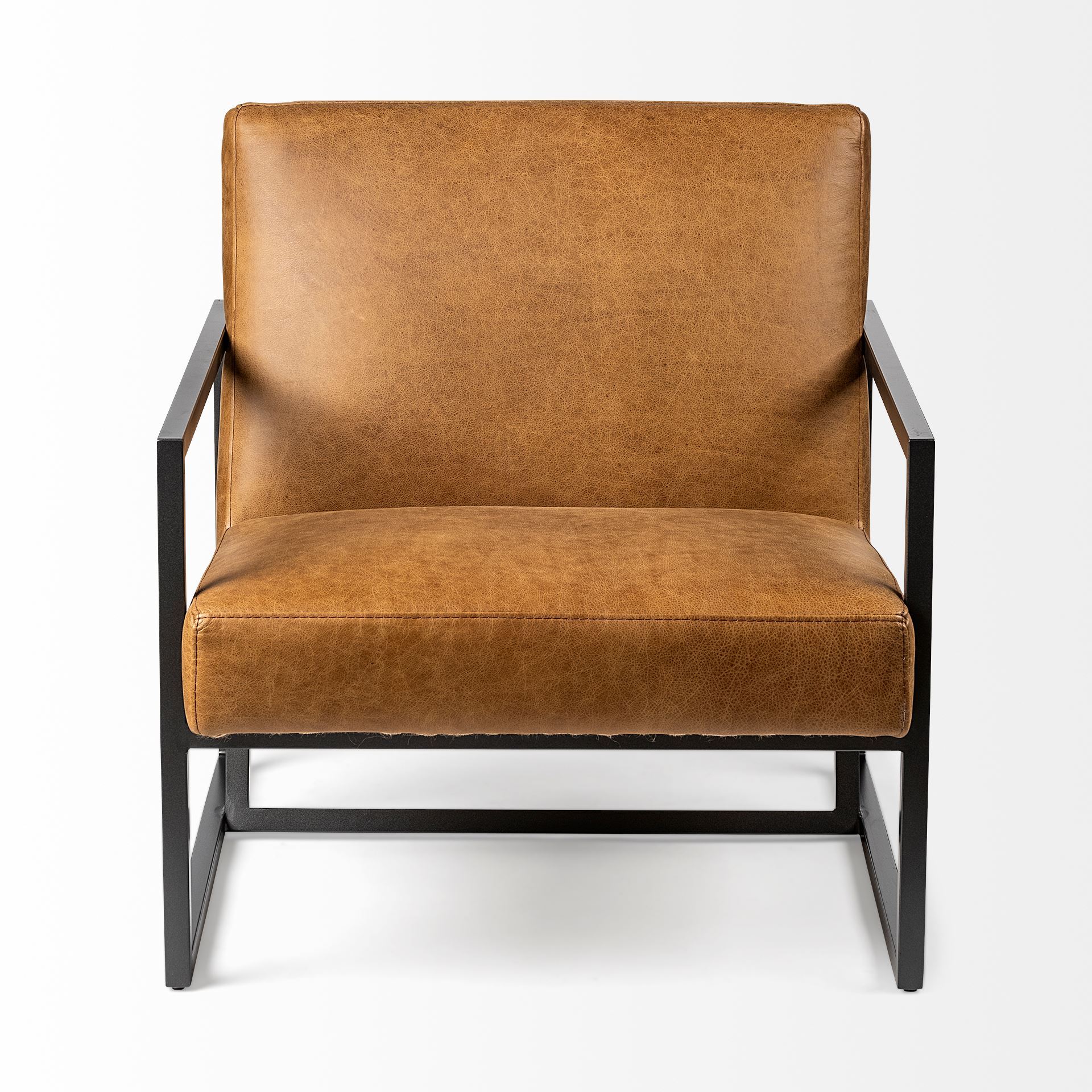 Armelle Leather Accent Chair
