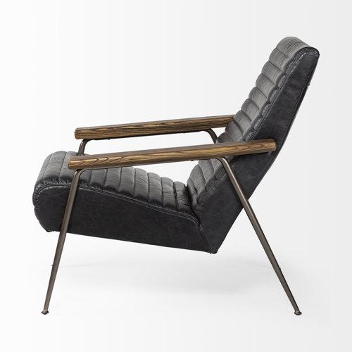 Grosjean Leather Accent Chair