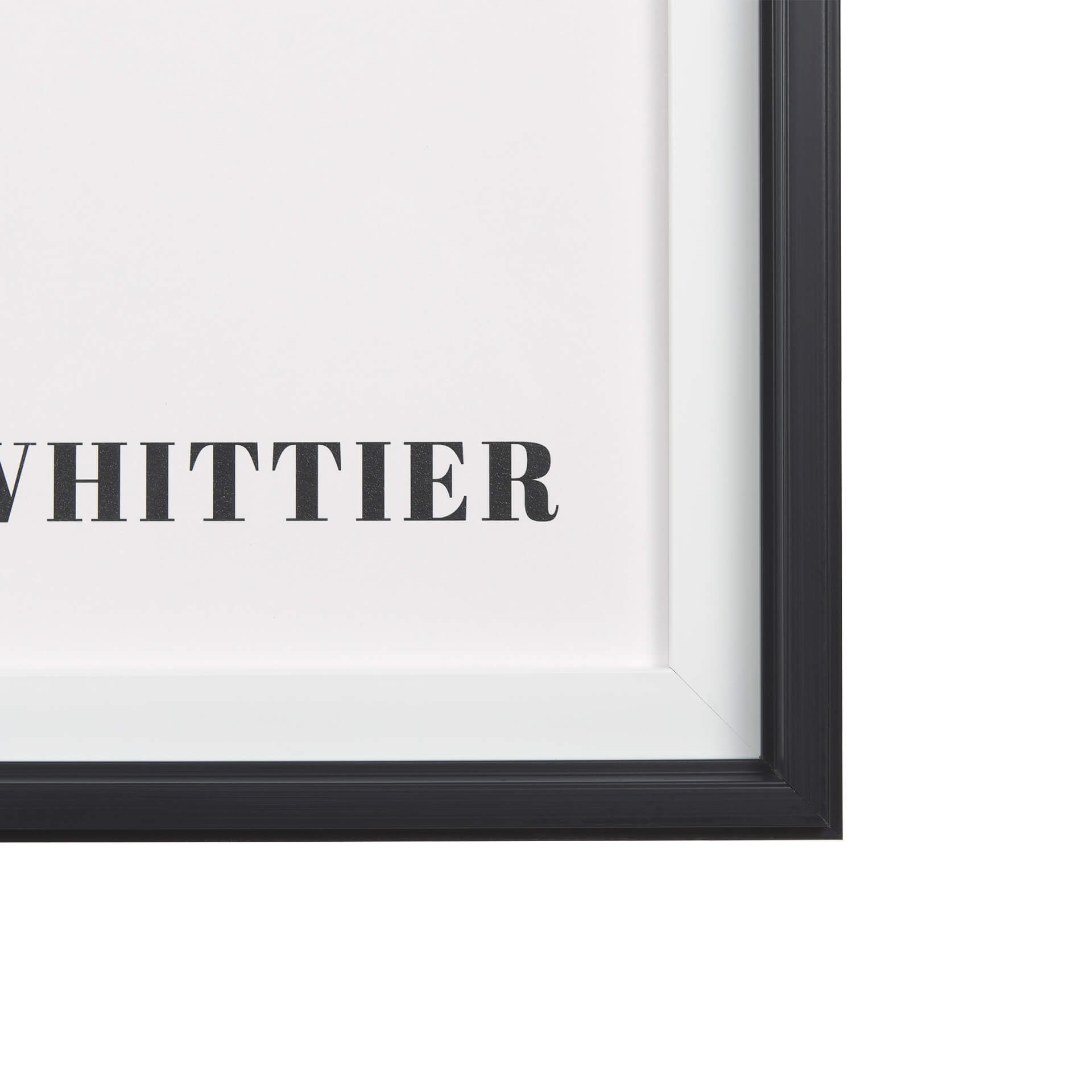 "Don't Quit" Framed Artwork detail