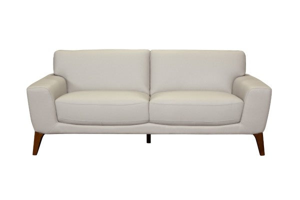 Modena leather sofa front view