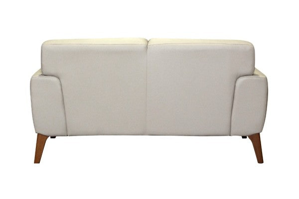 Modena leather sofa back view