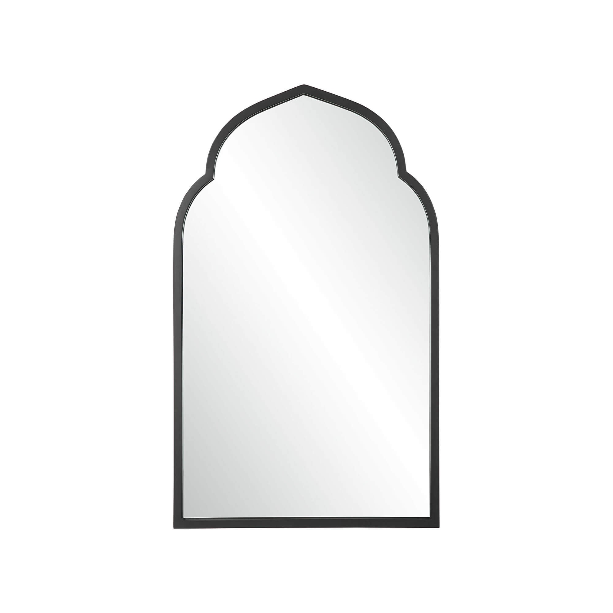Kenitra arch mirror in black
