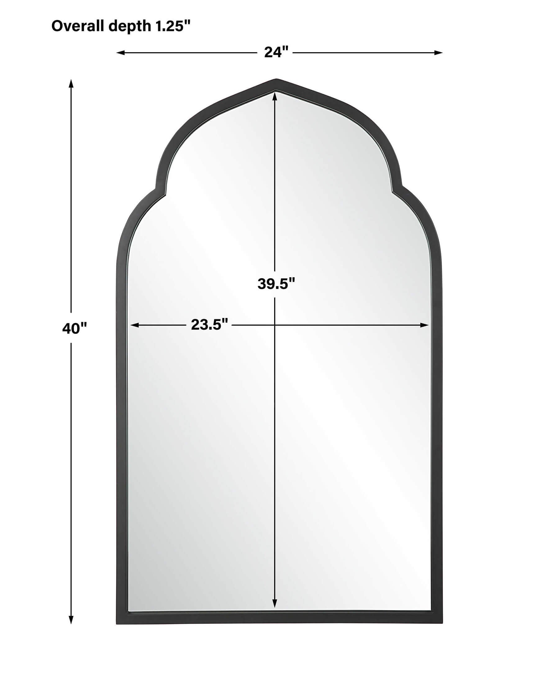 Kenitra arch mirror dimensions