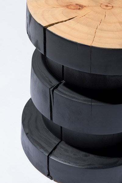 Inez end table in natural pine