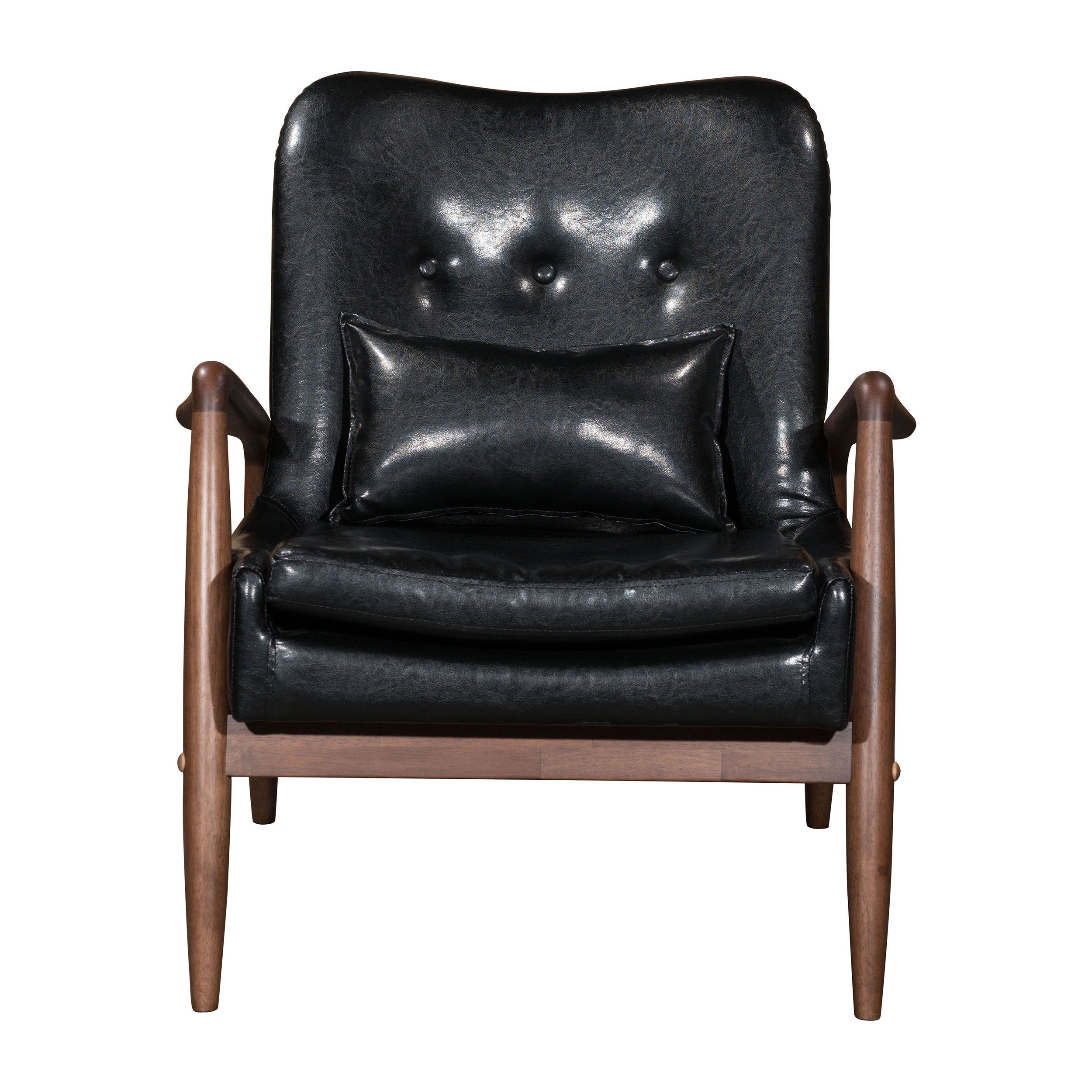 Bully Lounge Chair & Ottoman - 3 Fabrics - Zuo