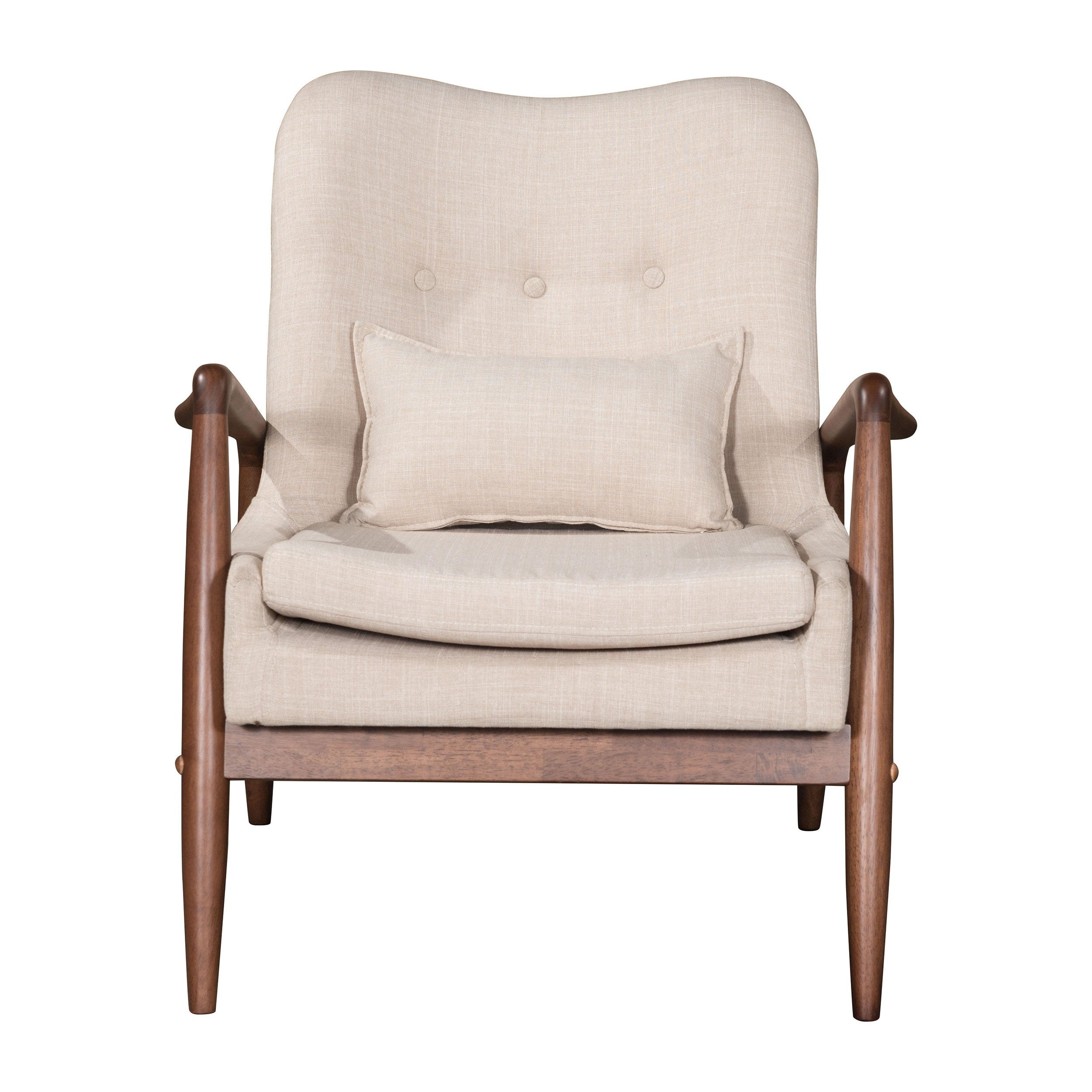 Bully Lounge Chair & Ottoman - 3 Fabrics - Zuo