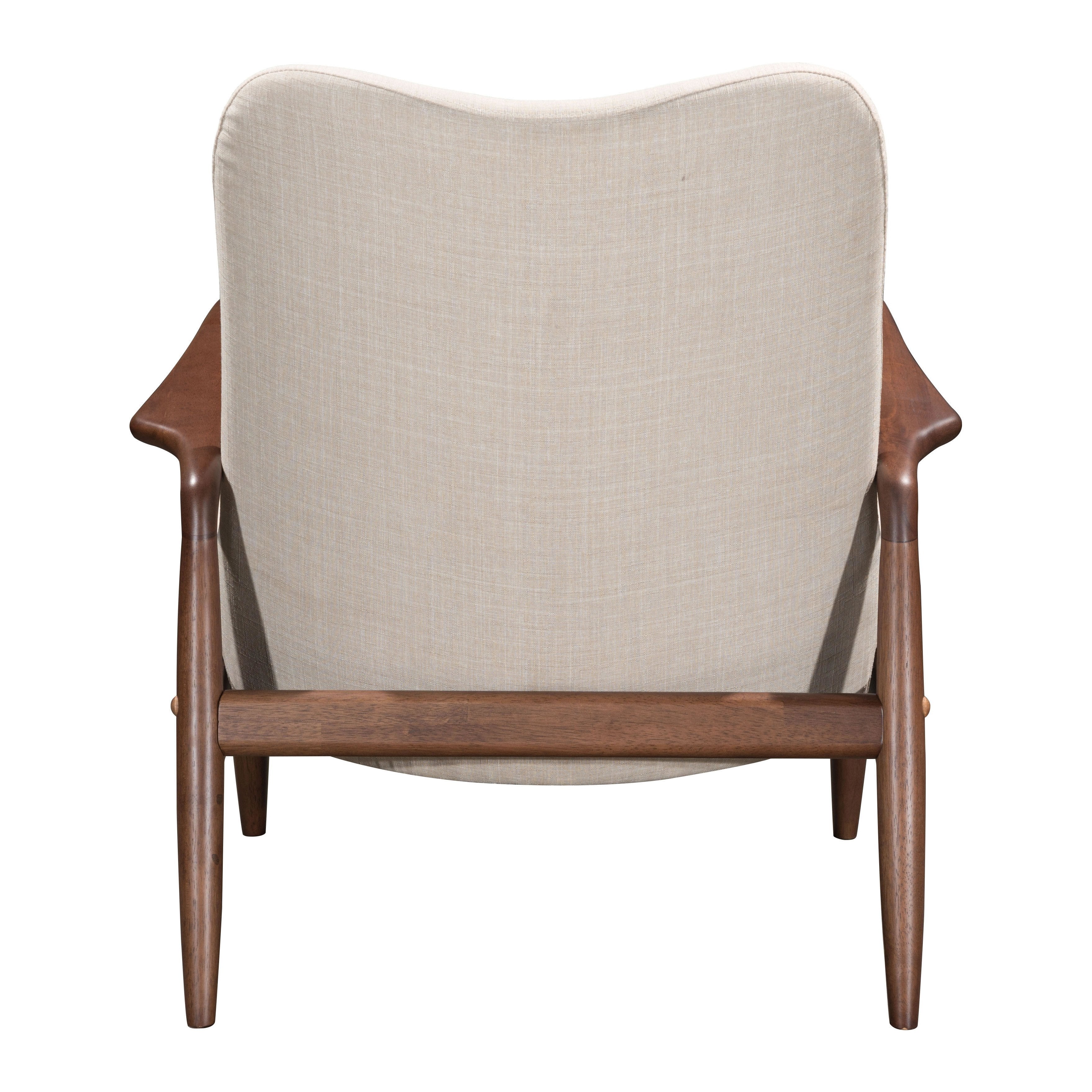 Bully Lounge Chair & Ottoman - 3 Fabrics - Zuo
