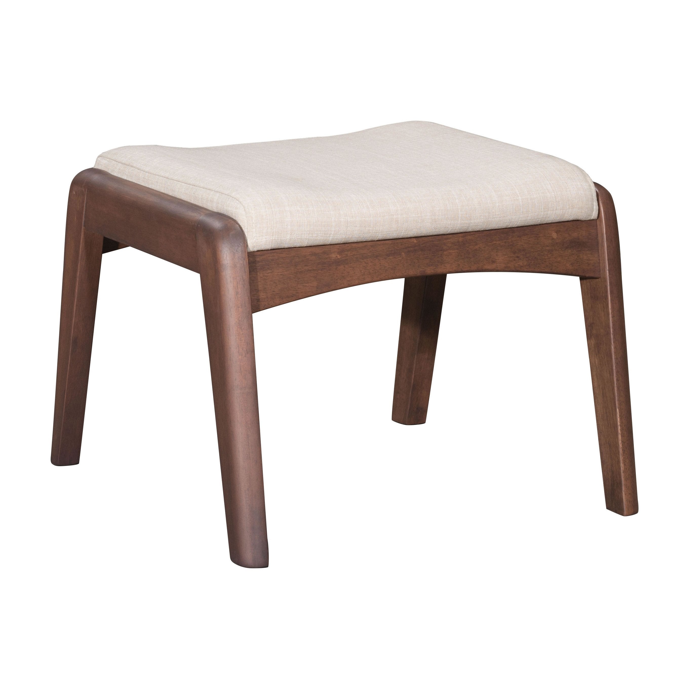 Bully Lounge Chair & Ottoman - 3 Fabrics - Zuo