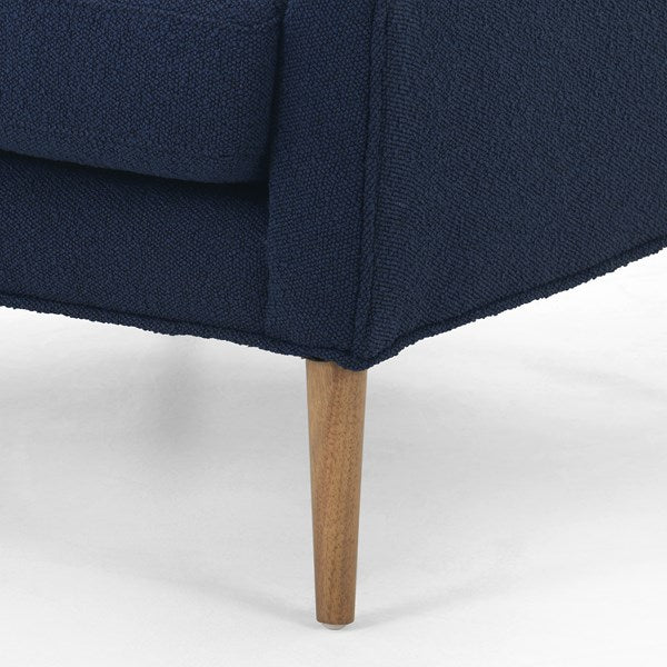 Marlow Wing Chair in Copenhagen Indigo leg