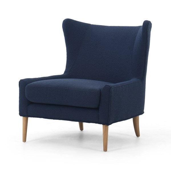 Marlow Wing Chair in Copenhagen Indigo