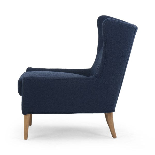 Marlow Wing Chair in Copenhagen Indigo
