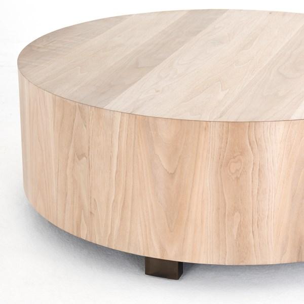 Hudson Round Coffee Table - 3 Wood Options - Four Hands