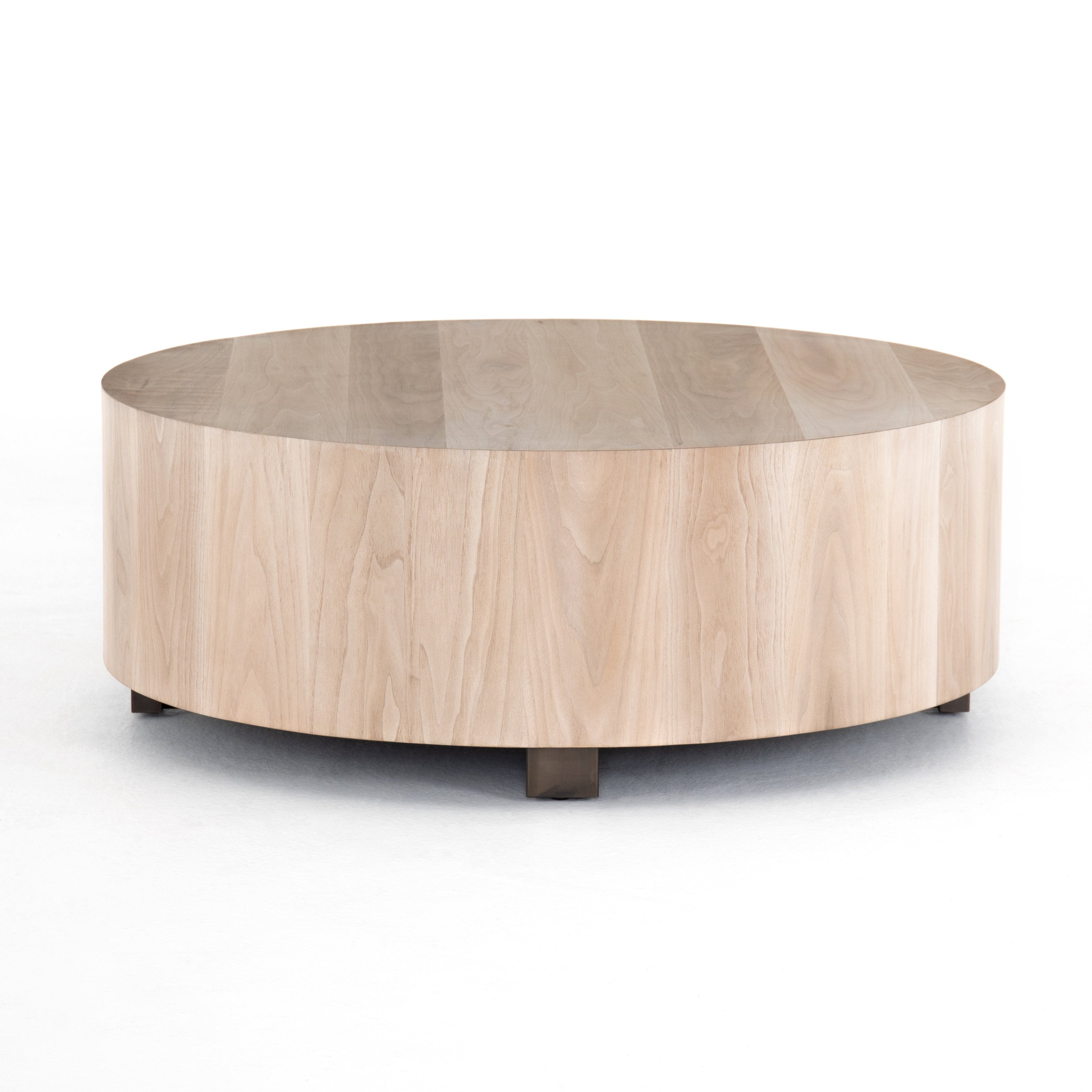 Hudson Round Coffee Table - 3 Wood Options - Four Hands