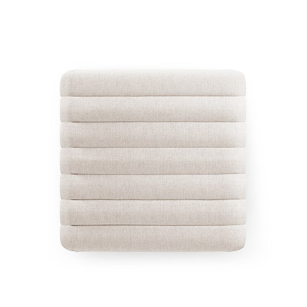 Augustine Ottoman 21" dover crescent top