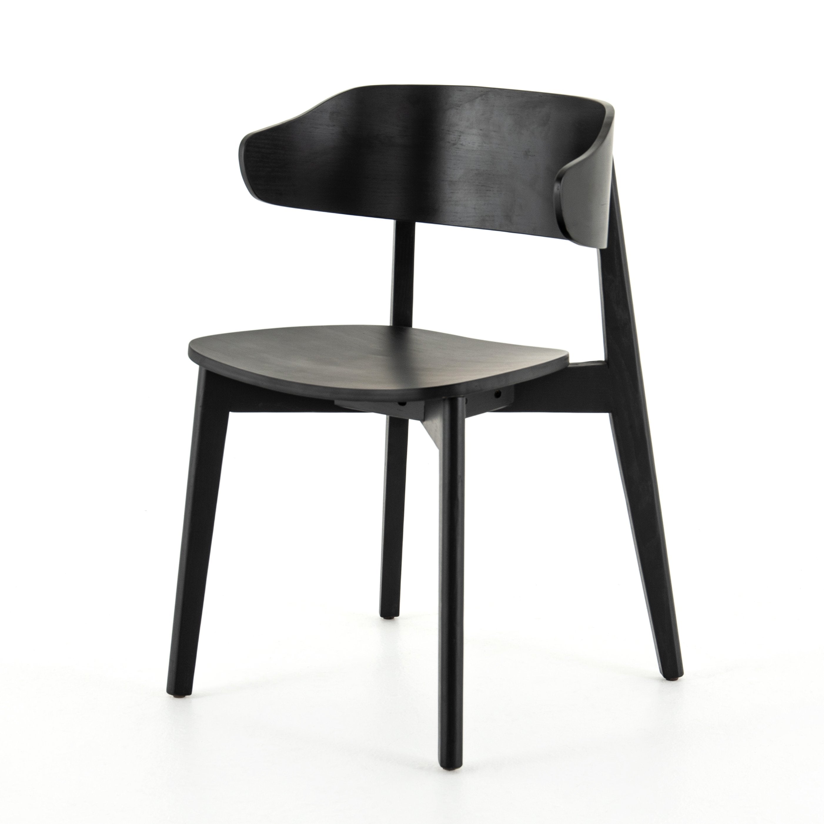 FRANCO DINING CHAIR | FOUR HANDS | BLACK CONTEMPORARY DINING CHAIR