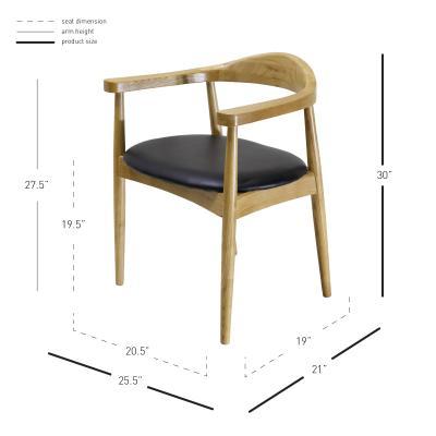 Tita Wood Dining Chair - New Pacific Direct