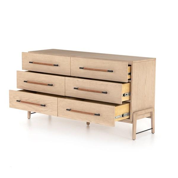 ROSEDALE DRESSER | LOW BOY 6 DRAWER DRESSER | FOUR HANDS