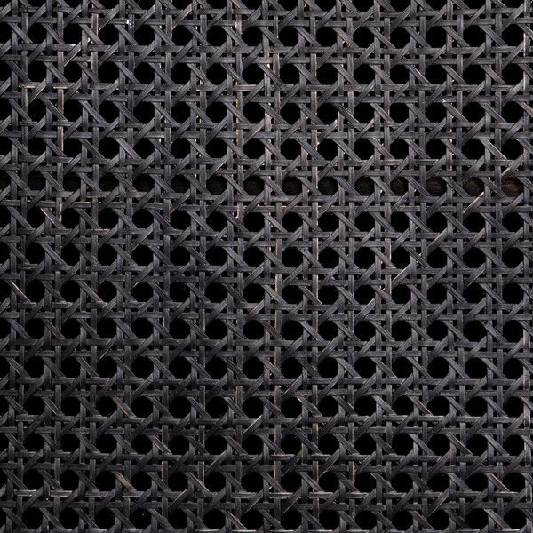 Tilda sideboard in black wash mango cane screen detail