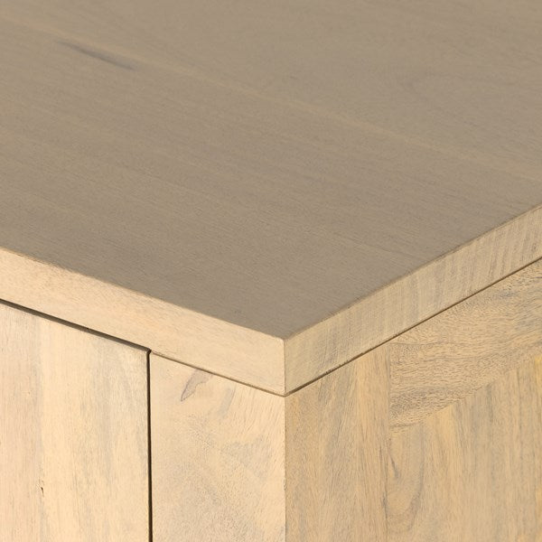 Tilda Sideboard in natural mango corner detail