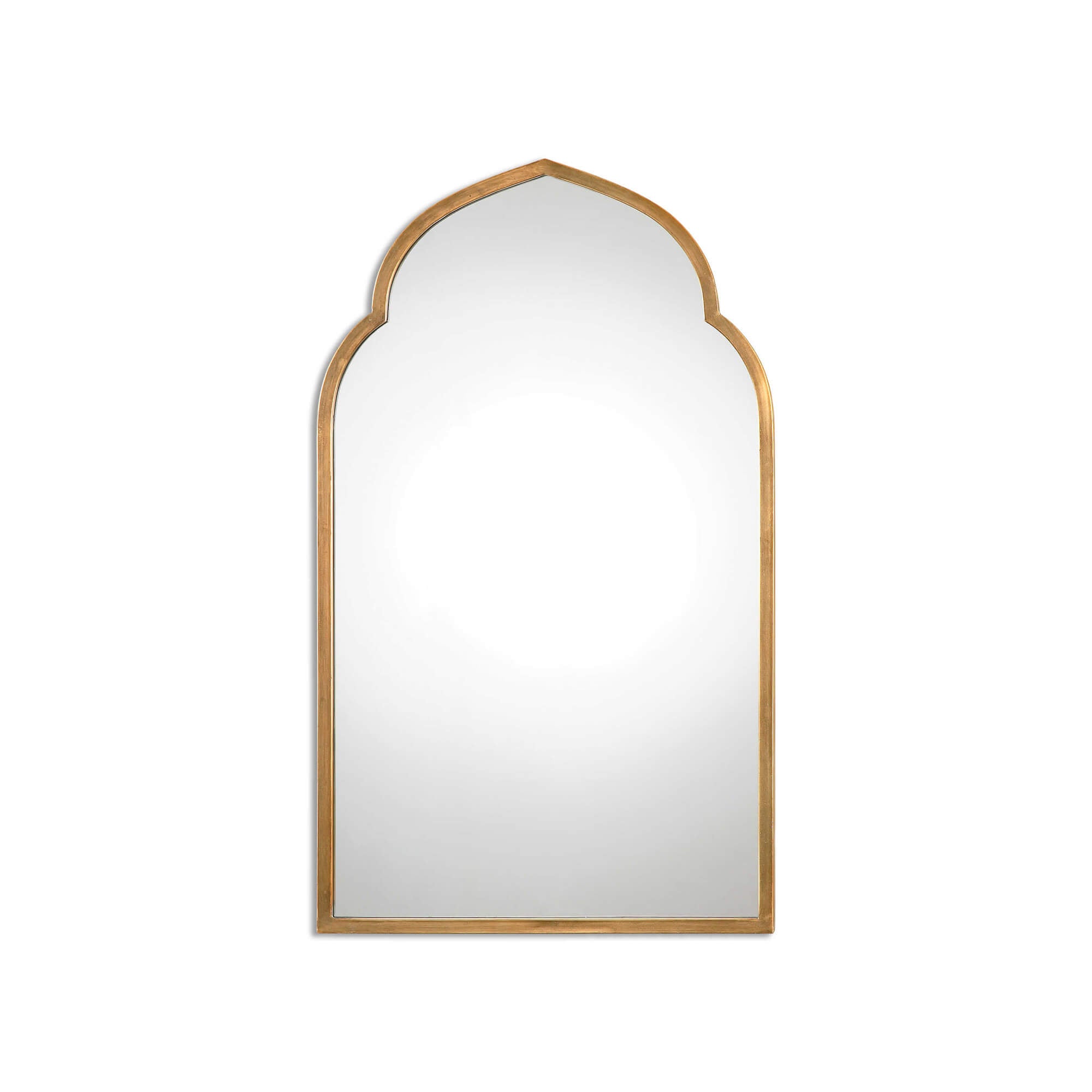 Kenitra arch mirror in gold