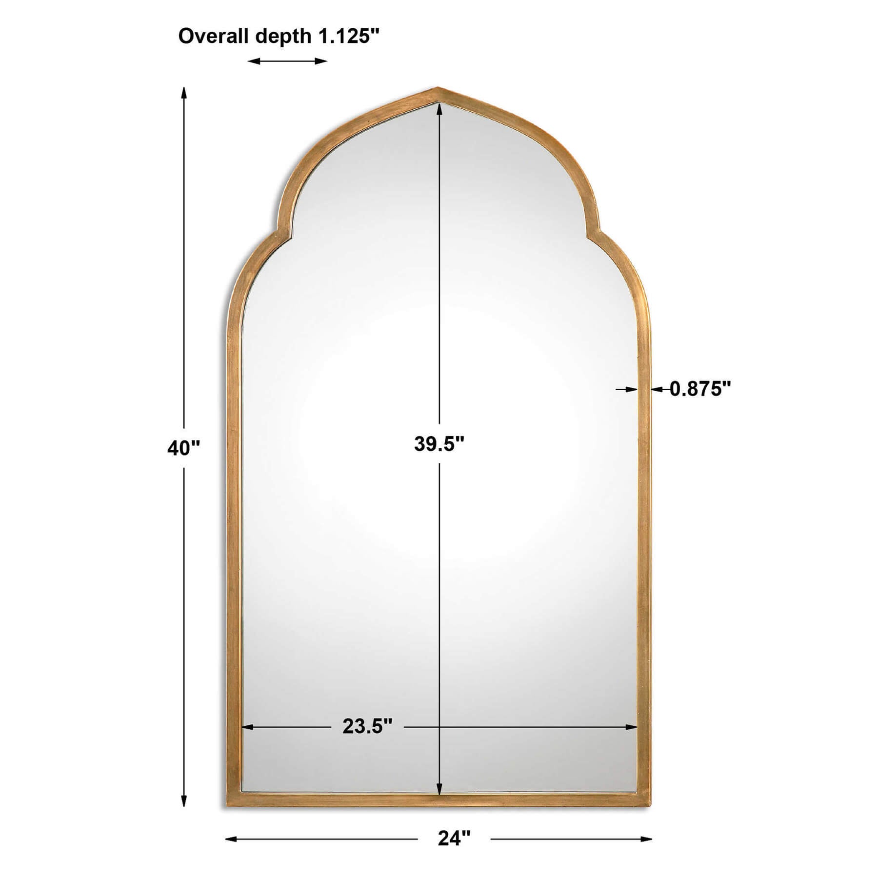 Kenitra arch mirror dimensions