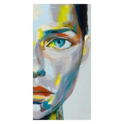 Neon Portrait Wall Art - Left Bank