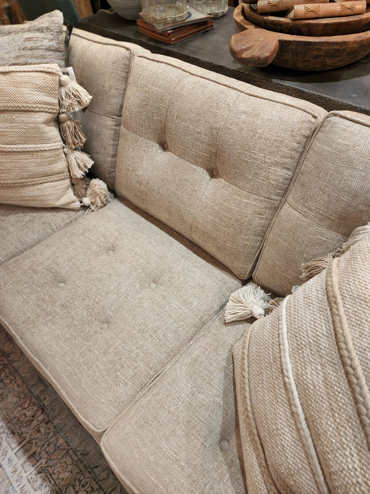 Carrara sofa in Mythology Linen at City Home PDX