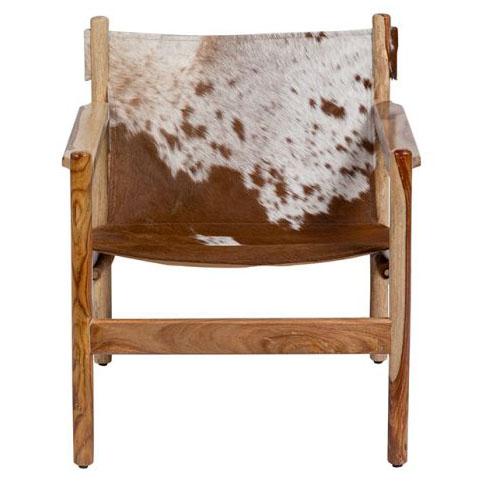 Genoa Cowhide Sling Chair - Porter