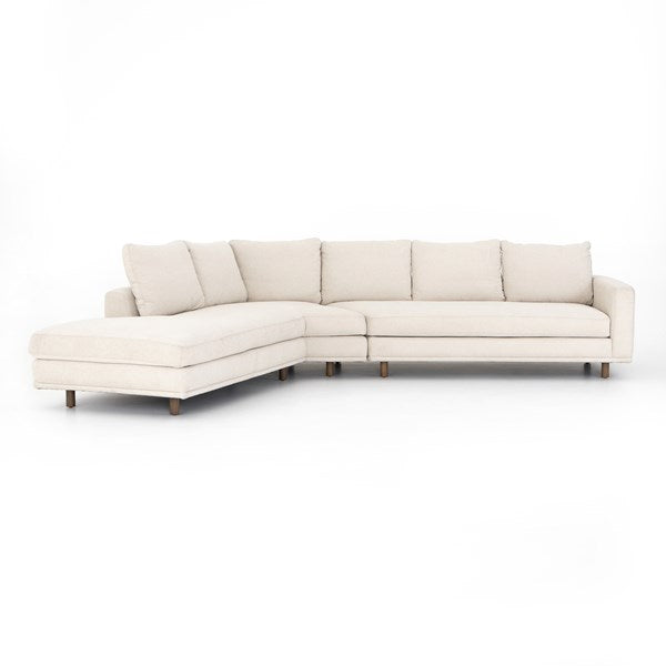 Dom 2 piece ivory sectional