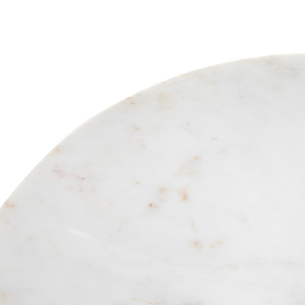 Rondell end table marble top