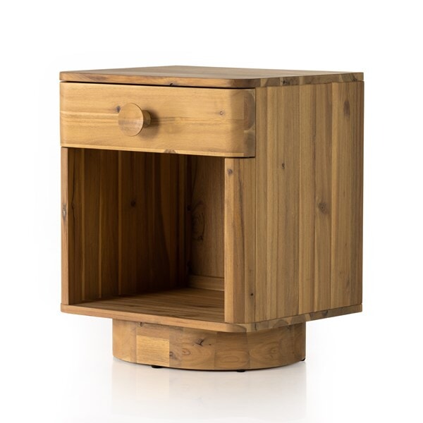 Mallory Nightstand in light acacia - shop furniture in Portland at City Home PDX