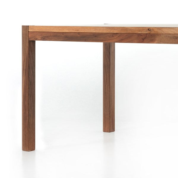 Reza Dining Table in solid parawood and acacia legs