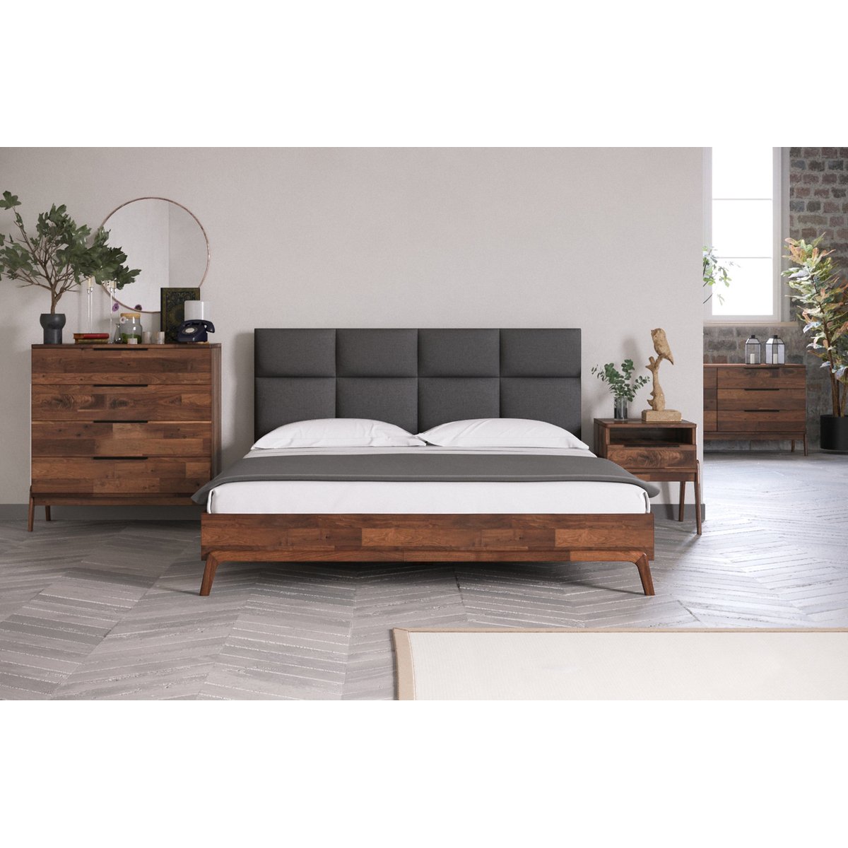 Remix Wood Bed - LH Imports