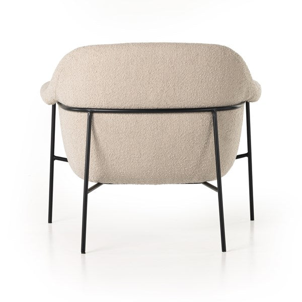 Suerte Chair in boucle knoll sand