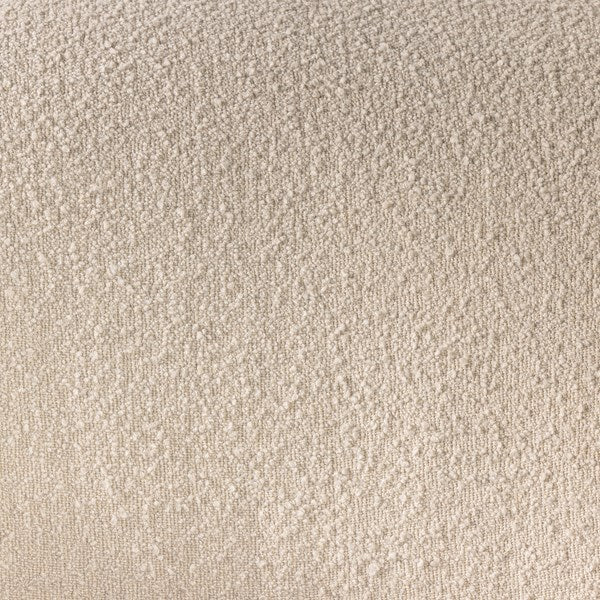 Suerte Chair in boucle knoll sand swatch