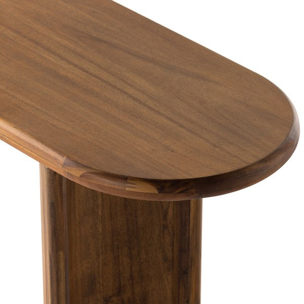 Paden Console Table in sandy acacia top