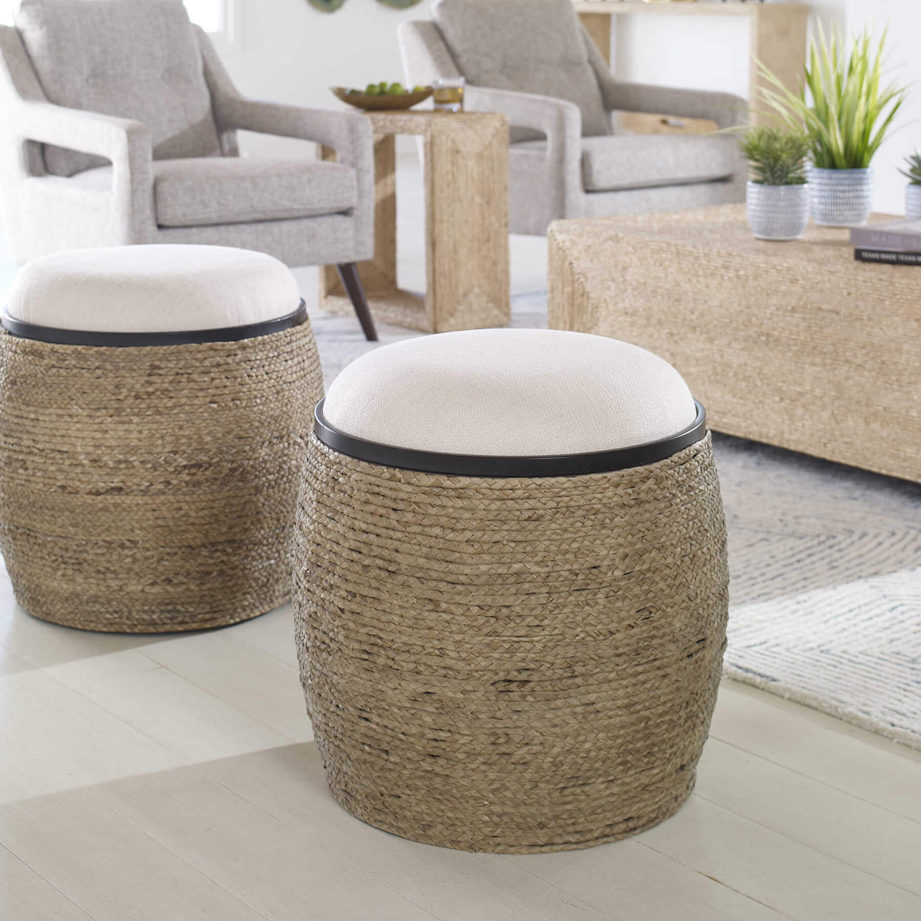 Island Accent Stool styled