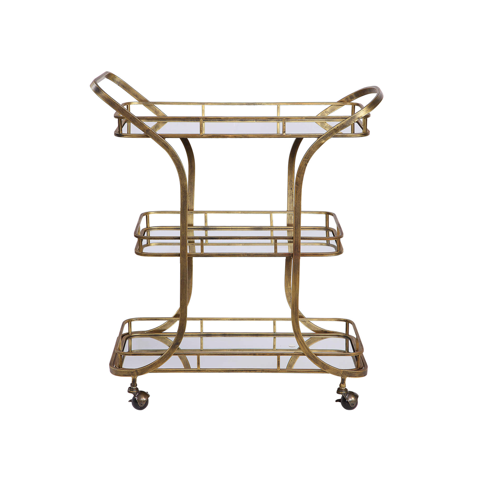 Stassi Serving Cart side view