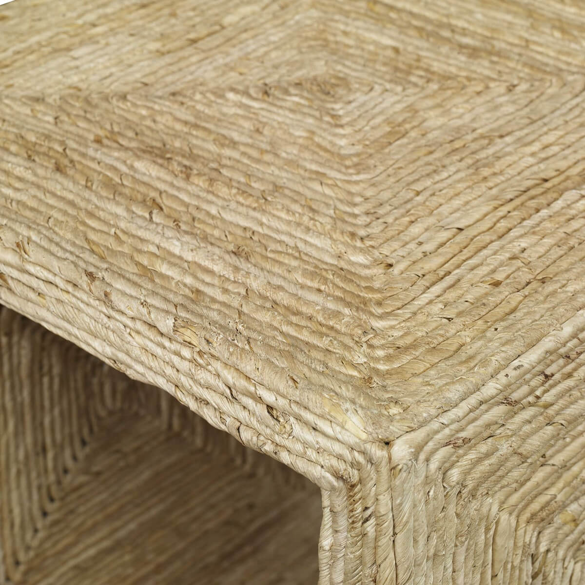 Rora banana leaf side table detail