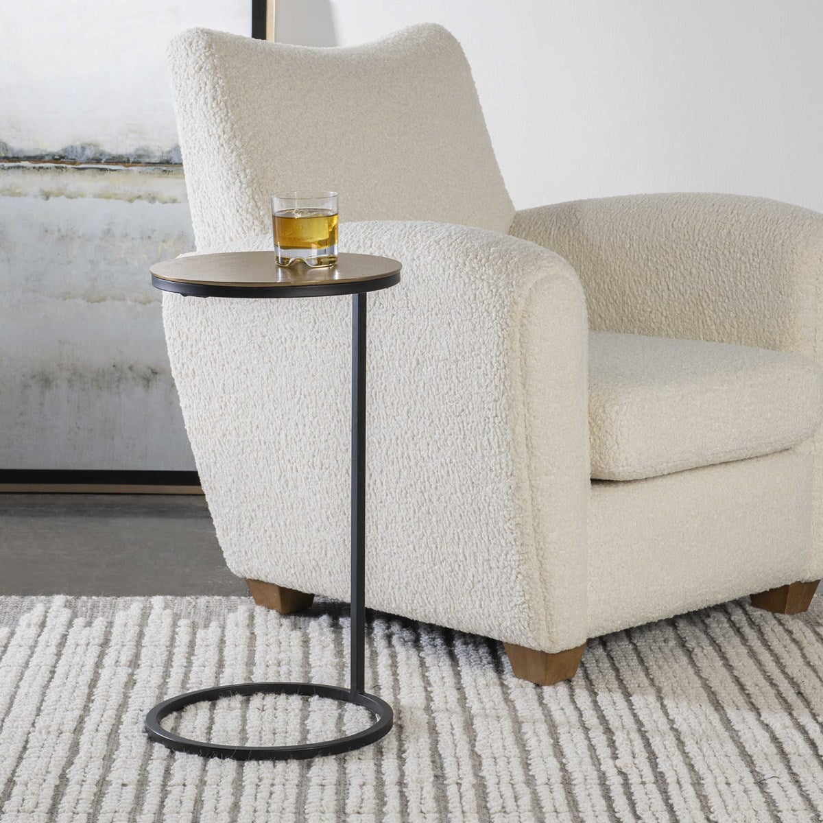 Brunei accent table - styled photograph