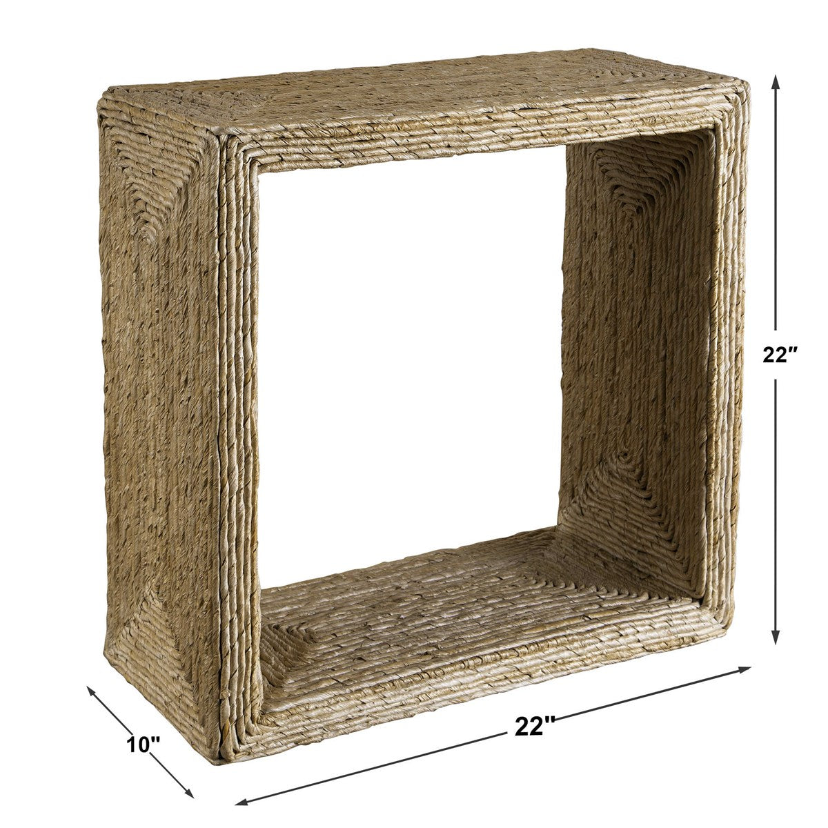 Rora Banana Leaf Accent Table dimensions