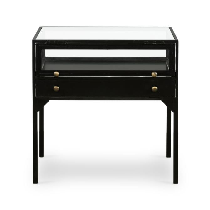 Shadow Box end table front view