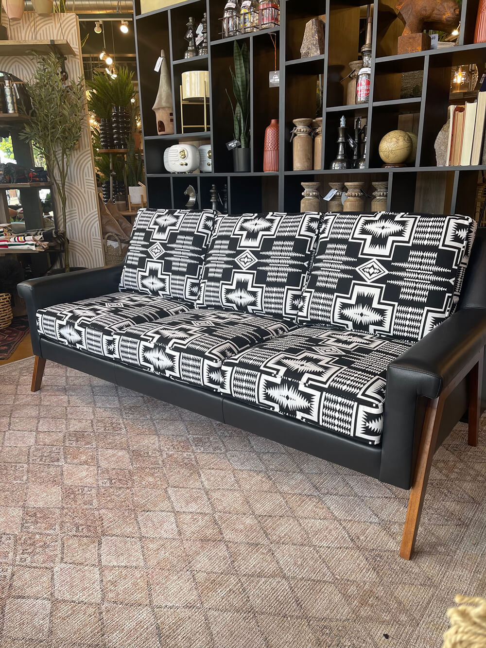 Castellano Avellino Sofa in Pendleton fabric, available at City Home